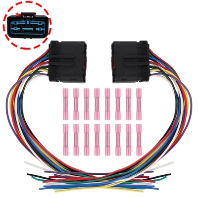 Conector de arnés de puerta Jeep 2 piezas cableado coleta Grand Cherokee WJ Wrangler Foto 1 de 4