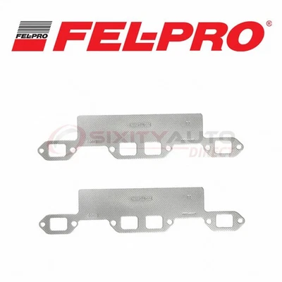 Fel-Pro Exhaust Manifold Gasket Set for 1974 Dodge D100 Pickup 6.6L 7.2L V8 el Foto 1 de 4