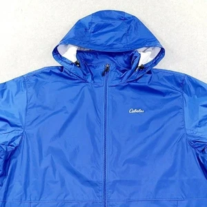 Cabelas 4Most Repel Windbreaker Light Hooded Jacket Mens XL Full Zip Mesh Lining - Picture 1 of 19