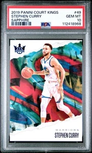 Stephen Curry 2019 Court Kings 49 Sapphire /25 PSA 10 Color Match - Picture 1 of 2