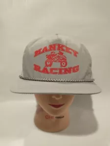 RAR Vintage 80er Capital Caps Mankey Racing Mütze grau Motorrad Fahrrad - Bild 1 von 11