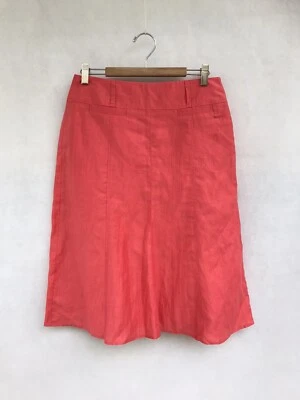 ☘️ Falda para mujer Gerry Weber línea A hasta la rodilla forrada naranja talla 12? Foto 1 de 3