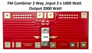 Combinador de 2 vías FM 87/5-108 Mhz 2000 vatios con PCB de PTFE y cobre de 3 OZ - Imagen 1 de 1