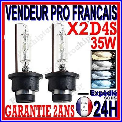 2 AMPOULES AU XENON D4S 35W HID PAIRE LAMPE FEU PHARE EN 4300K 5000K 6000K 8000K - Imagen 1 de 4
