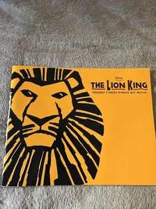 Hermoso programa musical de Disney en Broadway para El Rey León arte - Imagen 1 de 5