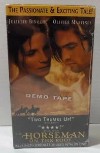 The Horseman on the Roof (VHS, 1995) Demo Tape - Sealed - Picture 1 of 5