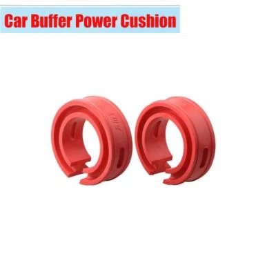 Car Modified Shock Absorber Coil Spring Power Cushion Buffer Red Rubber Type E - Image 1 of 4