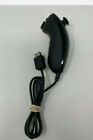Official Nintendo Wii Nunchuck Nunchuk Controller (Rvl-004) Black Oem Tested