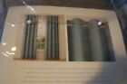 MARKS AND SPENCER GREEN TEAL CURTAINS 66 X 90 DROP NEW EYELET