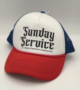 Kanye Sunday Service Weekly Celebration of Music Art Trucker Hat Yeezy SnapBack - Picture 1 of 4