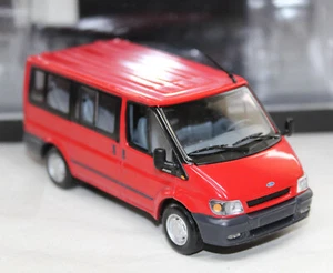 MINICHAMPS - 400 081210 - FORD TRANSIT VAN TOURNEO 2001 EUROLINE MINIBUS - RED - Picture 1 of 11