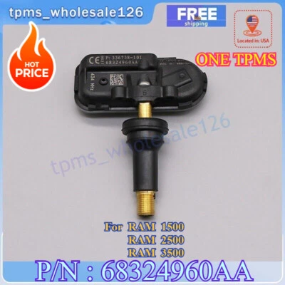 ONE 68324960AA Tire Pressure Sensor TPMS 434MHz For 2014-2018 RAM 1500 2500 3500 - Image 1 of 4