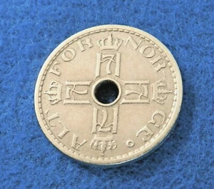 1927 Norway 50 Ore - Great Older Coin - See Pictures - Picture 1 of 2