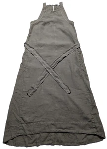 JOIE JULIETA LINEN Women Small Fatigue Green Pleated Belt Sleeveless Dress - Picture 1 of 15