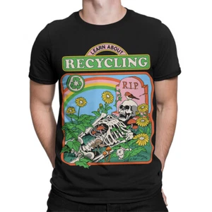 Learn About Recycling 80s Environmental Awareness T-Shirt #SR#T433 - Picture 1 of 23