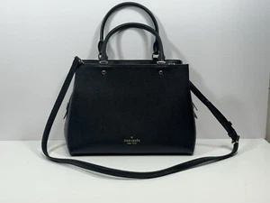 Bolso Bandolera de Cuero Kate Spade Leila Triple Compartimento - Negro - Imagen 1 de 7