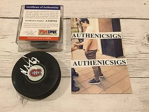 Max Pacioretty Signed Montreal Canadiens Hockey Puck PSA DNA COA Autographed a - Picture 1 of 3