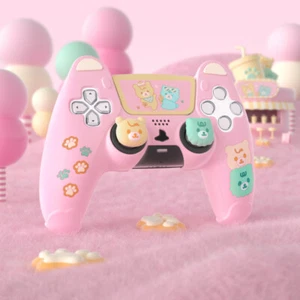 PlayVital Skull Case Cover & Thumb Grips for PS5 Controller Silicone Soft Skin - Picture 1 of 12