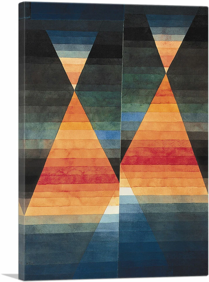 Impresión artística en lienzo Artcanvas Twin Tents 1923 de Paul Klee Foto 1 de 4