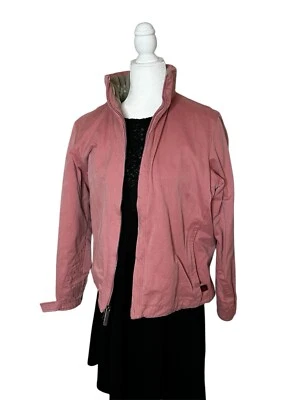 Chaqueta Bomber Woolrich Mujer Talla M Rosa Forrada de Vellón Capucha Plegable Foto 1 de 4