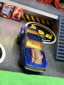 Lesney Matchbox 1973 Ford Mustang Piston Popper No 10 Blue Diecast USED VG Cond - Picture 1 of 8