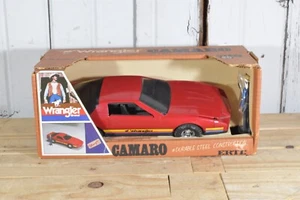 VINTAGE ERTL WRANGLE RED CHEVROLET CAMARO WITH ACTION FIGURE BOX - Picture 1 of 15