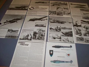 VINTAGE..MESSERSCHMITT ME 110..HISTORY/PROFILES/DETAILS..RARE! (115H) - Picture 1 of 7