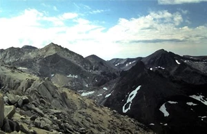 Original Slide, 1952, AMERICANA, View South from near Sawtooth Pass - Picture 1 of 1