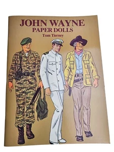 John Wayne Paper Dolls Tom Tierney Dover Paper Dolls ungeschnitten Neu - Bild 1 von 2