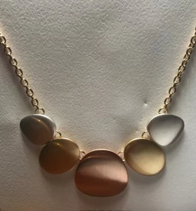 necklace women fashion Tricolor Statement - Picture 1 of 4