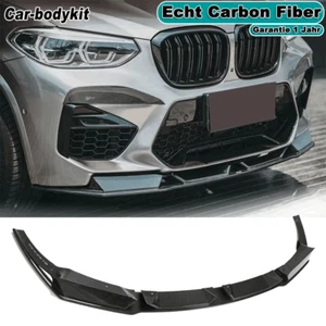 Carbon Frontlippe Front Spoiler Lippe Passt für BMW F97 X3 M F98 X4 M 2019-2023 - Picture 1 of 11