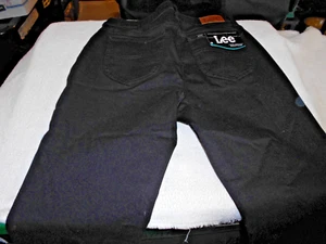 Womens LEE REGULAR FIT BOOT CUT MID RISE STRETCH BLACK jeans 8 M (29 x 32) NWT - Picture 1 of 5