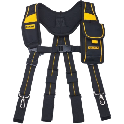 DeWALT DWST80915-8 Pro Work Tool Belt Adjustable Suspender with Mobile Pouch - Image 1 of 2