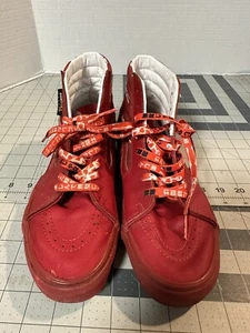 Zapatillas deportivas de skate VANS SK8 Hi Cordura Chili Pepper talla M 7,5 W 9 rojas - Imagen 1 de 9