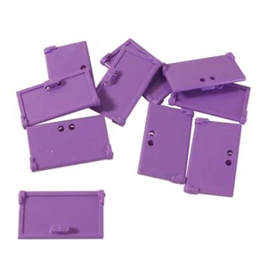 10 NEW LEGO Door 1 x 2 x 3,New Mold for Tabless Frames Medium Lavender - Picture 1 of 1