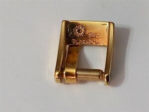 NOS 1960-70'S 7MM SWISS MADE  YELLOW GOLD PLATED LADIES BUCKLE