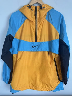 Винтажный Nike ACG Colorblock ветровка пуловер Anorak куртка желтый синий L - Изображение 1 из 4