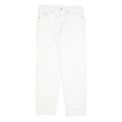 LEVI'S 550 Straight Mens Jeans White Relaxed Straight Cotton Blend W33 L32 - Image 1 of 4