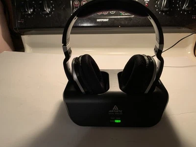 Беспроводные наушники HiFi Artiste ADH300 с чашечкой — черные.  В хорошем б/у состоянии - Изображение 1 из 4