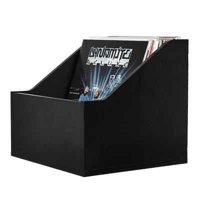 Record Box - Vinyl Record Storage - 12" Disco Almacenamiento (100) Black - Imagen 1 de 4