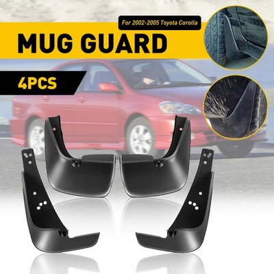For Toyota 2003 2002 Corolla 2004-2008 Mud Flaps Splash Flap Guards Mudguards - Image 1 of 4