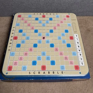 Vtg Deluxe Scrabble crossword Game Rotating Turntable Edition 1977 READ - Picture 1 of 8