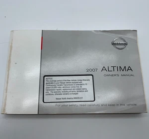 2007 Nissan Altima Owners Manual OEM R01B33001 - Picture 1 of 5