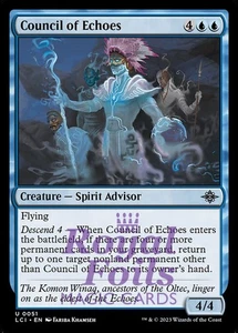 Council of Echoes 4x FOIL Lost Caverns of Ixalan MTG LCI Uncommon MINT blue - Picture 1 of 1