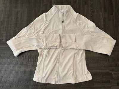 Chaqueta corta Lululemon Define Nulu para mujer blanca ópalo talla 6 Foto 1 de 4