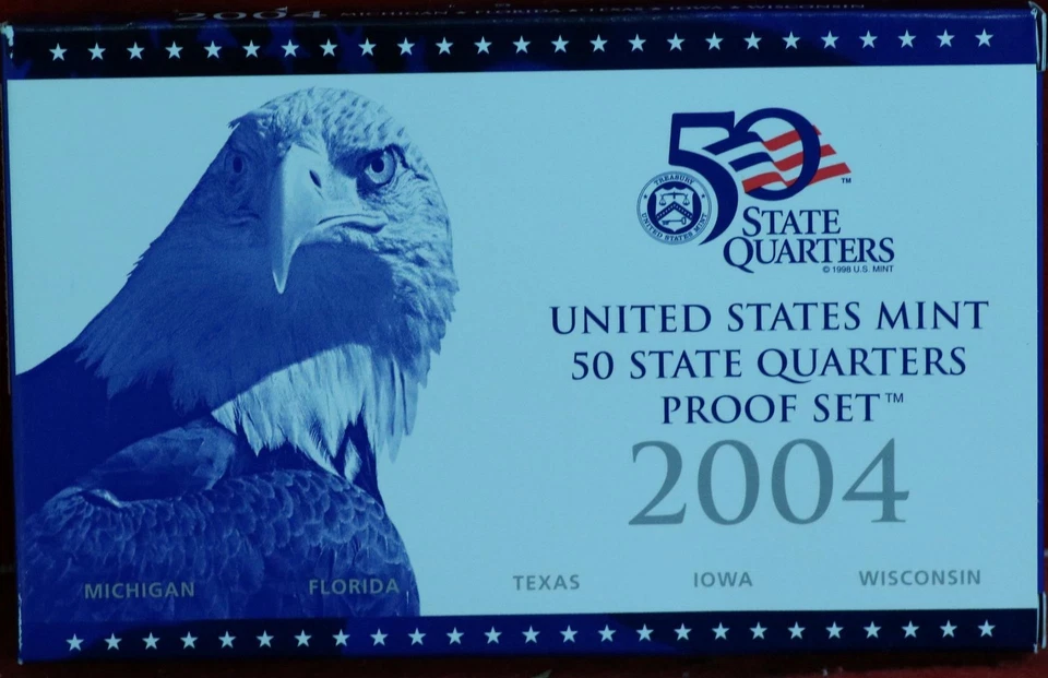 Uncirculated 2004 U.S. State Quarters Proof Set - Image 1 of 1
