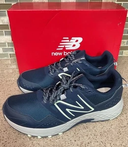 NEW BALANCE 410v8 Zapatillas de Trail Tenis para Correr para Hombres Talla 12D Azul Lgt Verde Nuevas - Imagen 1 de 13