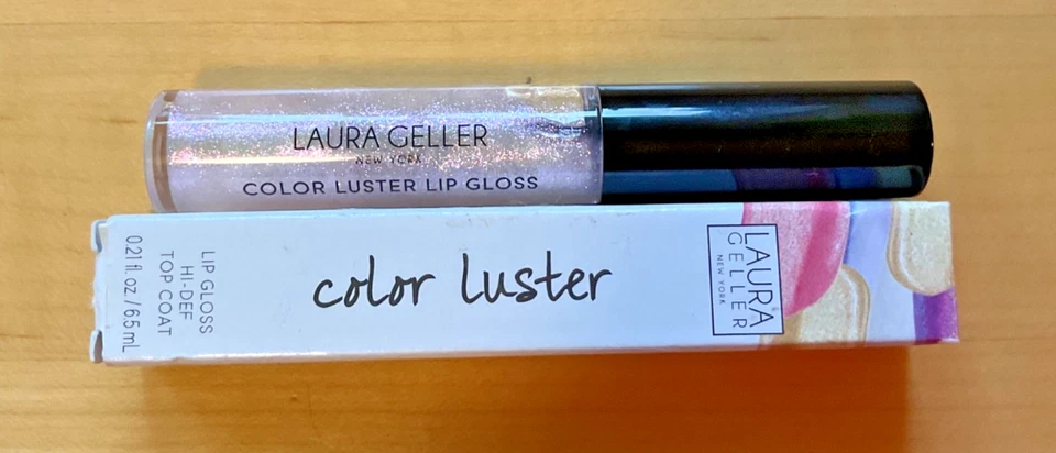 Laura Geller color luster top coat lip gloss ~ DIAMOND DUST ~ full size - Image 1 of 1