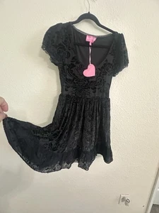 Vestido negro Dolls Kill Sugar Thrills Pretty Perfection talla pequeña - Imagen 1 de 17