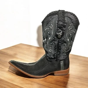 LOS ALTOS MEN'S AUTHENTIC GENUINE STINGRAY COWBOY BOOT US SIZE 9 - Picture 1 of 11